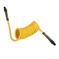 Air Tool Adaptors | Dewalt DXCM012-0228 1/4 in. x 10 ft. MNPT Polyurethane Recoil Hose image number 2