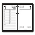 Office Jansan | AT-A-GLANCE E21-00 4.5 in. x 8 in. Desk Calendar Base for Loose-Leaf Refill - Black image number 4