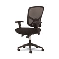  | Basyx HVST121 16 in. - 19 in. Seat Height 1-Twenty-One High-Back Task Chair Supports Up to 250 lbs. - Black image number 1