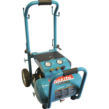 Factory Reconditioned Makita 3 HP 5.2 Gallon Oil-Lube Wheelbarrow Air Compressor
