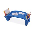 Desk Accessories & Office Organizers | Deflecto 39502BLU 23.35 in. W x 12 in. D x 8.53 in. H Antimicrobial Lap Desk - Rectangular Blue image number 2
