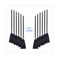 Brooms | Boardwalk BWK951BP Flag Tipped Poly Bristle 37 in. - 38 in. Length Lobby Broom - Natural/Black (1 Dozen) image number 2