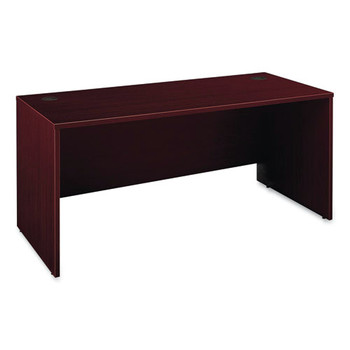 Bush 2960ACSA1-03 60 in. x 28.63 in. x 29.75 in. Enterprise Collection Double Pedestal Desk - Harvest Cherry