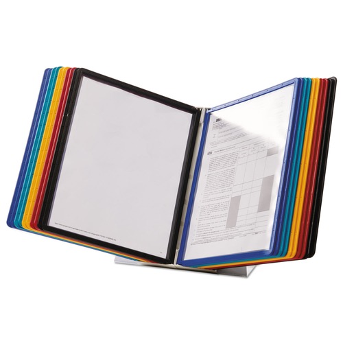 Labor Day Sale! Save $30 off $199! | Durable 536100 20 Panels VARIO Reference Desktop System - Assorted Borders and Panels image number 0