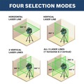 Laser Levels | Factory Reconditioned Bosch GLL3-300G-RT 360 Degrees Green-Beam Three-Plane Leveling and Alignment-Line Laser image number 7