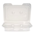 Food Trays, Containers, and Lids | Plastifar 18200 Bakery Containers, Muffin/Cupcake, 7.25 x 9.88 x 3.13, Clear, 250/Carton image number 3