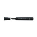 Office Jansan | Universal UNV07051 Broad Chisel Tip Permanent Marker - Black (1 Dozen) image number 4