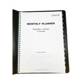 Calendars & Planners | Universal 71001 11 in. x 8 in. 14-Month (Dec 2025-Jan 2027) Monthly Planner - Black Cover image number 3