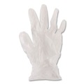 Disposable Gloves | Boardwalk BWK365LCT 2.6 mil Powder/Latex-Free General Purpose Vinyl Gloves - Large, Clear (1000/Carton) image number 2