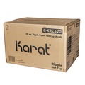 Cups and Lids | Karat C-KRC520 20 oz Ripple Hot Cups - Kraft/White (500/Carton) image number 0