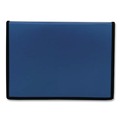 File Folders | Pendaflex 52670EE 1/6-Cut Tabs Letter Size 7 Sections Elastic Cord Closure Professional Expanding Organizer - Blue image number 3