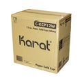 Cups and Lids | Karat C-KCP12W 12 oz. Double Poly Paper Cold Cups - White (1000/Carton) image number 0