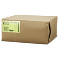Just Launched | General 18408 #8 Kraft 35 lbs. Capacity 6.13 in. x 4.17 in. x 12.44 in. Grocery Paper Bags (500-Piece/Bundle) image number 1