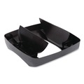 Trash & Waste Bins | Rubbermaid Commercial FG268988BLA Untouchable 16 in. Square Swing Top Lid - Black image number 3