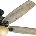 Ceiling Fans | Hunter 54062 60 in. Valerian Casual Brittany Bronze Barnwood Indoor Ceiling Fan with 2 Lights image number 2