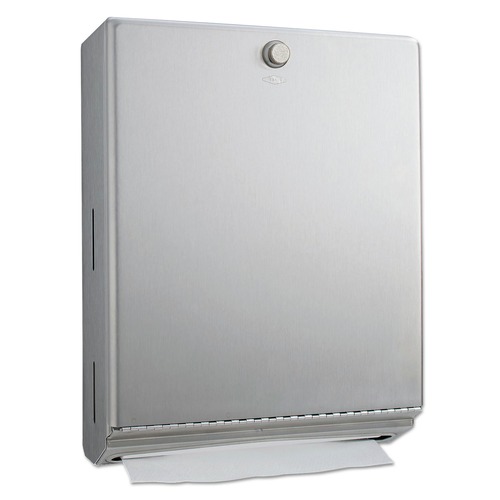 Paper Towel Holders | Bobrick B-2620 ClassicSeries 10.81 x 3.94 x 14.06 Surface-Mounted Paper Towel Dispenser - Satin image number 0