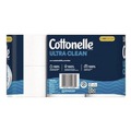 Cleaning Cloths | Cottonelle 55480 Ultra CleanCare 1-Ply Septic Safe Strong Bath Tissue Toilet Paper - White (4/Carton) image number 3