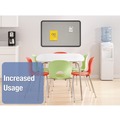Office Jansan | Quartet 7693G 36 in. x 24 in.Contour Fabric Bulletin Board - Gray/Black image number 6