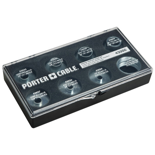 PorterCable 42000 9Piece Router Template Guide Set