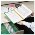 File Folders | Smead 14097 8 SafeSHIELD Fasteners 3 Dividers Letter Size 8-Section Pressboard Top Tab Classification Folders - Green (10/Box) image number 5