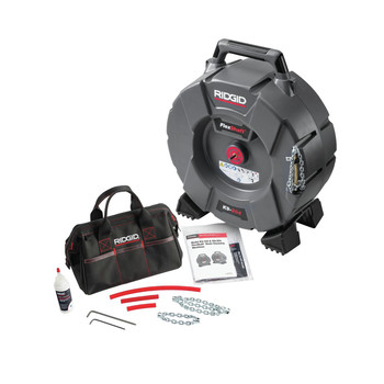 BRANDLANDINGPAGE RIDGID | Ridgid 64273 K9-204 NA 2 in. - 4 in. FlexShaft Machine Kit with 70 ft. 5/16 in. Cable