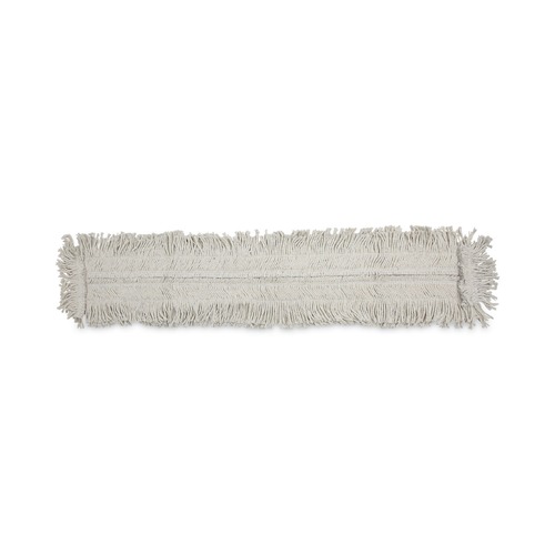 Mothers Day Sale! Save an Extra 10% off your order | Boardwalk BWK1648 48 in. x 5 in. Disposable Cotton/Synthetic Fiber Mop Head - White image number 0