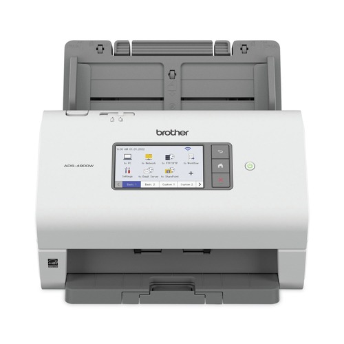 Office & Office Supplies | Brother ADS-4900W 600 DPI Optical Resolution 100 Sheet Auto Document Feeder Professional Desktop Scanner image number 0
