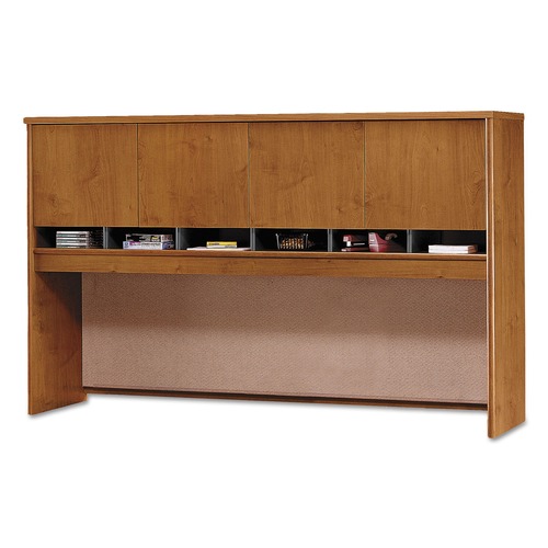  | Bush WC72477A2 Series C Collection 71.02 in. x 15.35 in. x 43.01 in. 4 Door Hutch - Natural Cherry image number 0