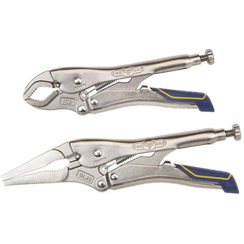 Irwin Vise-Grip IRHT82589 Alloy Steel 7 in. Locking Pliers and 9 in. Linesman Pliers Combo Kit