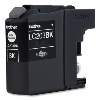 Brother LC203BK 550 Page-Yield LC203BK Innobella High-Yield Ink - Black