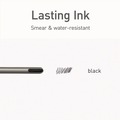 Pens | TOPS PEN12128 PENTONIC Medium 1 millimeter Stick Ballpoint Pen - Black Ink/Charcoal Gray Barrel (25/Pack) image number 3