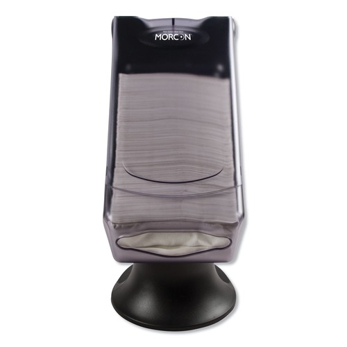 Food Service | Morcon Paper NT555 Valay 8 in. x 17.25 in. x 13 in. Tower Napkin Dispenser - Transparent Black image number 0