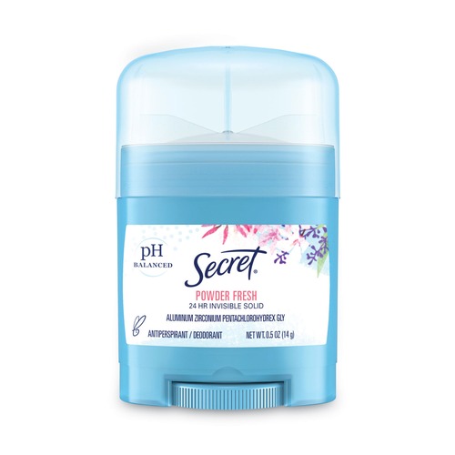 Odor Control | P&G Pro 31384EA 0.5 oz. Invisible Solid Anti-Perspirant and Deodorant - Powder Fresh image number 0