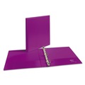 Office Jansan | Avery 17294 11 in. x 8.5 in. 1 in. Capacity 3-Rings Durable View Binder with DuraHinge and Slant Rings - Purple image number 0