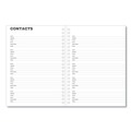 Calendars & Planners | Universal 71001 11 in. x 8 in. 14-Month (Dec 2025-Jan 2027) Monthly Planner - Black Cover image number 7