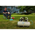 Portable Air Compressors | Quipall 2-1-SIL-AL 1 HP 2 Gallon Oil-Free Hotdog Air Compressor image number 13