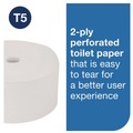 Cleaning & Janitorial Supplies | Tork 472887 2-Ply OptiServe High-Capacity Coreless Toilet Paper - White (18/Carton) image number 4
