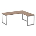 Office Jansan | Alera ALELSRT24GR Open Office Series 23-3/8 in. x 28-1/2 in. Fully Adjustable O-Leg Return Base - Silver image number 7