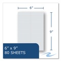 Notebooks & Pads | Roaring Spring 12354 6 in. x 9 in. Assorted Color 80-Sheets Gregg Rule EnviroShades Steno Pad - White Cover (24/Carton) image number 6