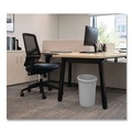 Trash & Waste Bins | Rubbermaid Commercial FG294700GRAY Untouchable 11-Gallon Plastic Round Waste Receptacle - Gray image number 2