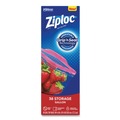 Food Service | Ziploc 351154BX 1 Gallon 1.75 mil 10.56 in. x 10.75 in. Double Zipper Storage Bags - Clear (38/Box) image number 2
