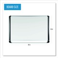 White Boards | MasterVision MVI050201 Gold Ultra 48 in. x 36 in. Aluminum Frame Magnetic Dry Erase Board - White/Black image number 5