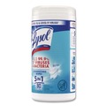 Bulk Savings Pricing 2 | LYSOL Brand 19200-89346 7 in. x 7.25 in. 1-Ply Disinfecting Wipes - Crisp Linen/White (6/Carton) image number 4