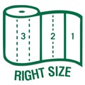 Paper Towels and Napkins | Seventh Generation 13722 100% Recycled 11 in. x 5.4 in. 2-Ply Paper Kitchen Towel Rolls - White (156 Sheets/Roll, 24 Rolls/Carton) image number 3