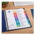  | Avery 11143 Ready Index 11 in. x 8.5 in. 15-Tab Traditional Color Customizable TOC 1 to 15 Tab Dividers - Multicolor (1-Set) image number 2