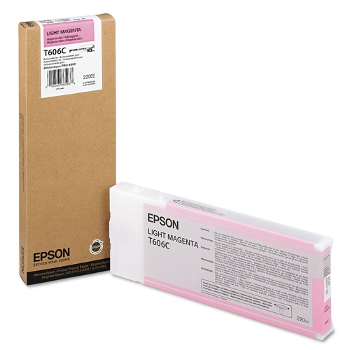 Ink & Toner | Epson T606C00 T606c00 Ink, Light Magenta image number 0