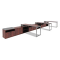 Office Desks & Workstations | Alera ALETT7224CM Reversible 71-1/2 in. x 23-5/8 in. Rectangular Laminate Table Top - Medium Cherry/Mahogany image number 2