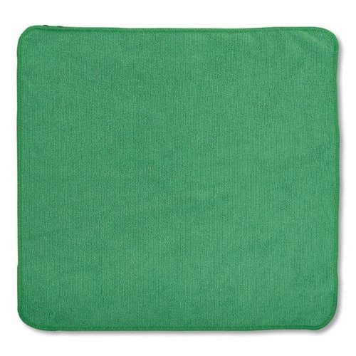Cleaning Cloths | Rubbermaid Commercial 1820582 16 in. x 16 in. Microfiber Cleaning Cloths - Green (24/Pack) image number 0
