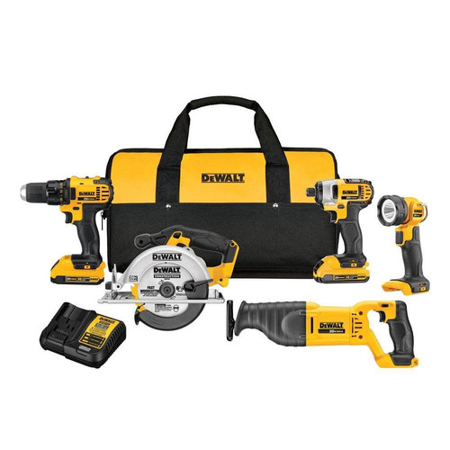 Combo Kits | Factory Reconditioned Dewalt DCK520D2R 20V MAX Cordless Lithium-Ion 5-Tool Combo Kit image number 0