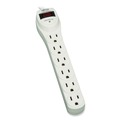 Office & Office Supplies | Tripp Lite TLP602 Protect It! 180 Joules 2 ft. Cord 6 AC Outlets Home Computer Surge Protector - Light Gray image number 0